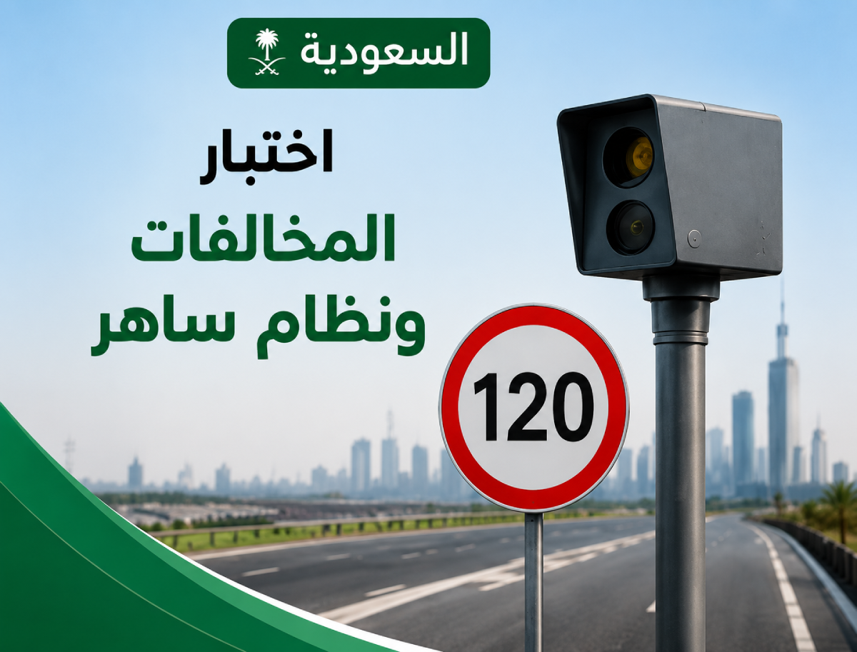 اختبار المخالفات ونظام ساهر في السعودية
